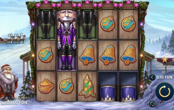Screenshot from the New Big Stack Nutcrack Slot by Print Studios