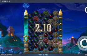 Screenshot from the New Cygnus 6 Slot by ELK Studios