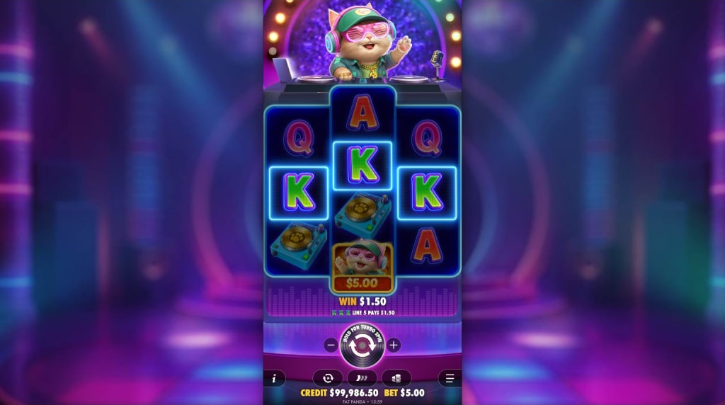 Screenshot from the New DJ Neko Slot by Pragmatic Play