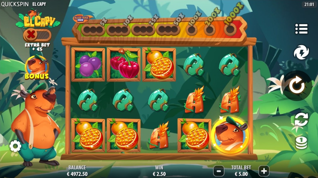 Screenshot from the New El Capy Slot by Quickspin