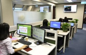 Workers in an Office