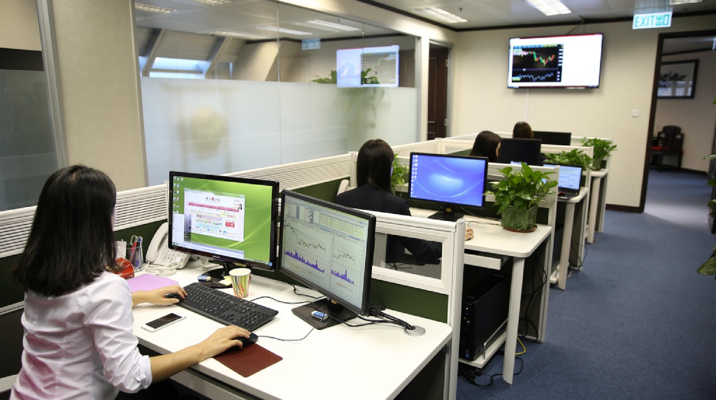 Workers in an Office