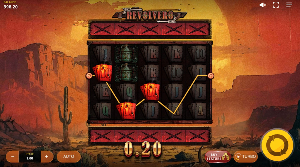 Screenshot from the New Revolvero Slot by Red Tiger Gaming