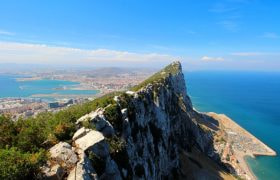 Aerial View of the Rock of Gibraltar