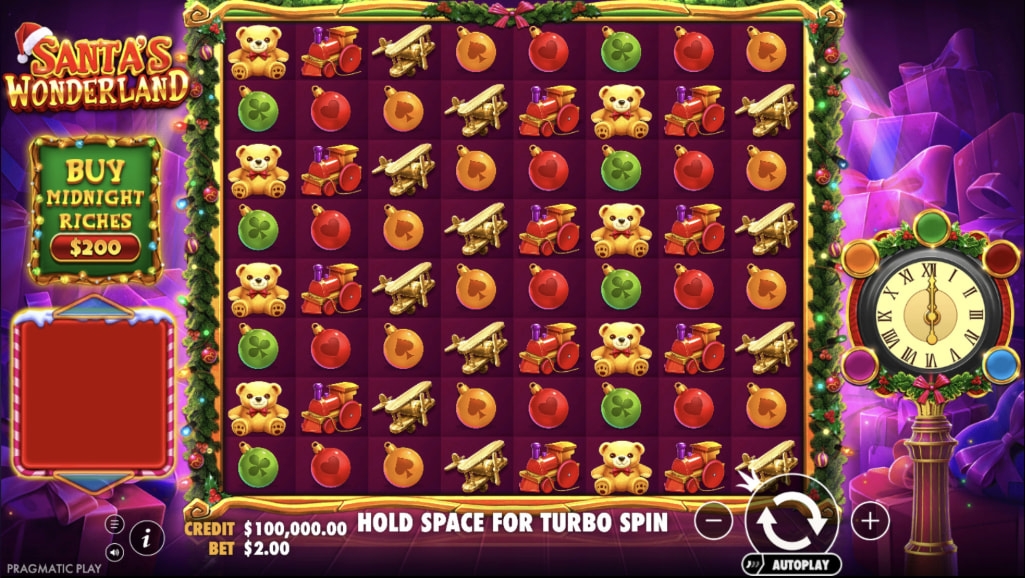 Skärmbild av spelet Santa’s Wonderland