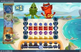 Screenshot from the New World Eaters Slot by ELK Studios