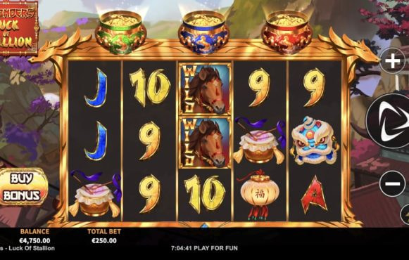 Skärmbild av det nya spelet 3 Wonders - Luck of Stallion från Boomerang Studios