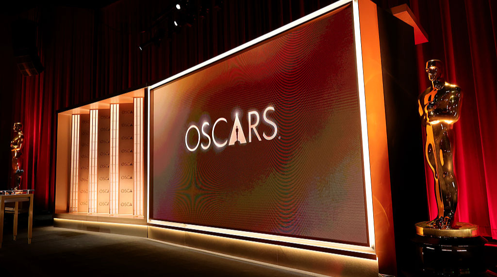 A View of the Stage During the 98th Oscar Nominations Announcement in Beverly Hills, California.