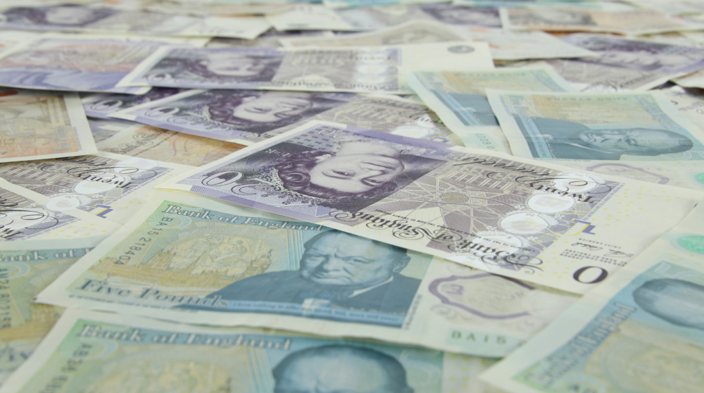 British currency notes