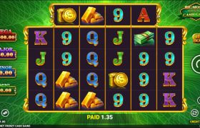Screenshot from the New Big Money Frenzy Cash Gains Slot by Blueprint Gaming