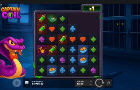 Screenshot from the New Captain Coil Slot by Bullshark Games