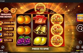 Screenshot from the New Cash Strike X-Cash Slot by Blueprint Gaming