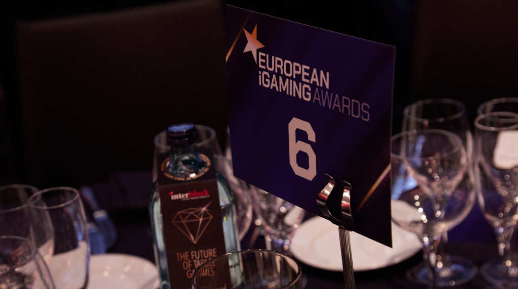 Table Numbers Are Set Out at the European iGaming Awards.