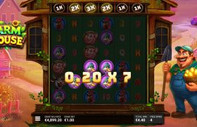 Screenshot from the New Farmhouse Slot by NowNow Gaming