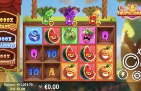 Skärmbild av det nya spelet Fruitillionaire från AvatarUX