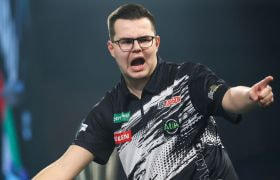 Dutch darts player Gian van Veen.