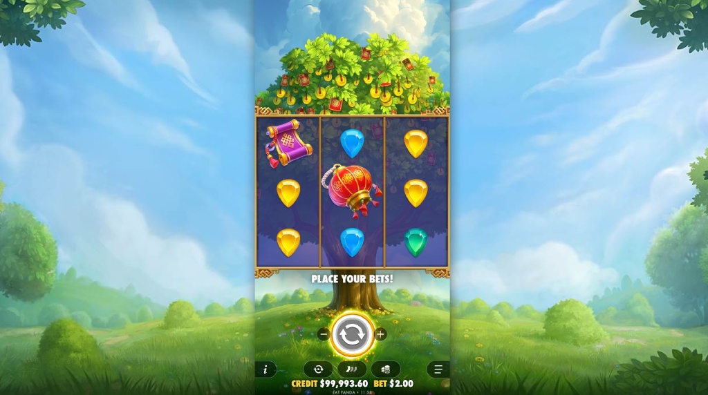 Screenshot from the New Lucky Fortune Tree Slot by Pragmatic Play
