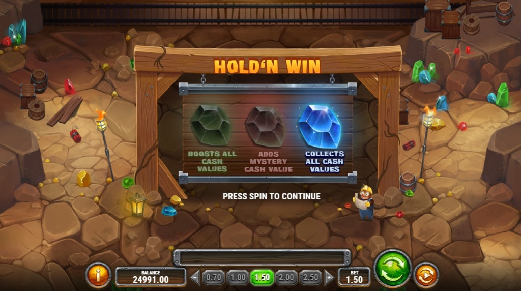Screenshot from the Hole' n Win of Mole Digger