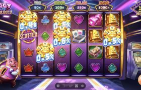 Skärmbild av det nya spelet Piggy Blitz Casino Gold från Play’n GO