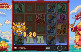 Screenshot from the New Smoking Dragon Slot by Hacksaw Gaming