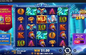 Screenshot from the New Zeus vs Hades Gods of War 250 Slot by Pragmatic Play