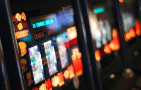 Slot Machine in a Casino