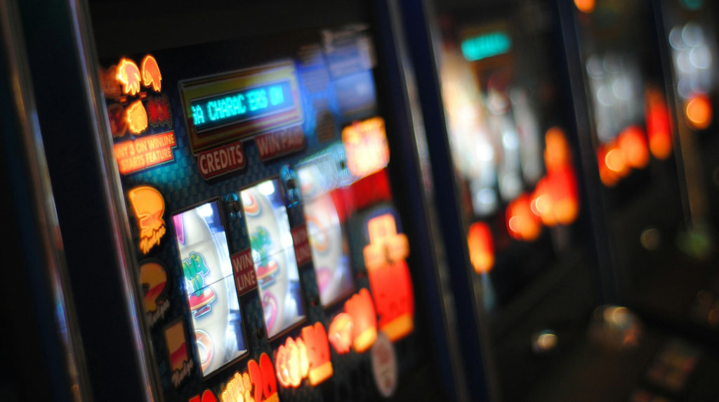 Slot Machine in a Casino