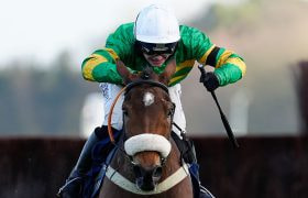Jonjo O'Neill Jr Riding Iroko to Win at Ascot Racecourse in December 2025.