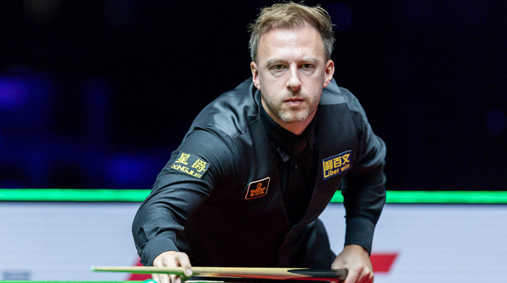 Judd Trump in Аction at the 2026 World Grand Prix in Hong Kong.