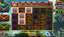 Screenshot from the New King Kong Splash Slot by Blueprint Gaming