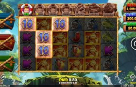 Screenshot from the New King Kong Splash Slot by Blueprint Gaming