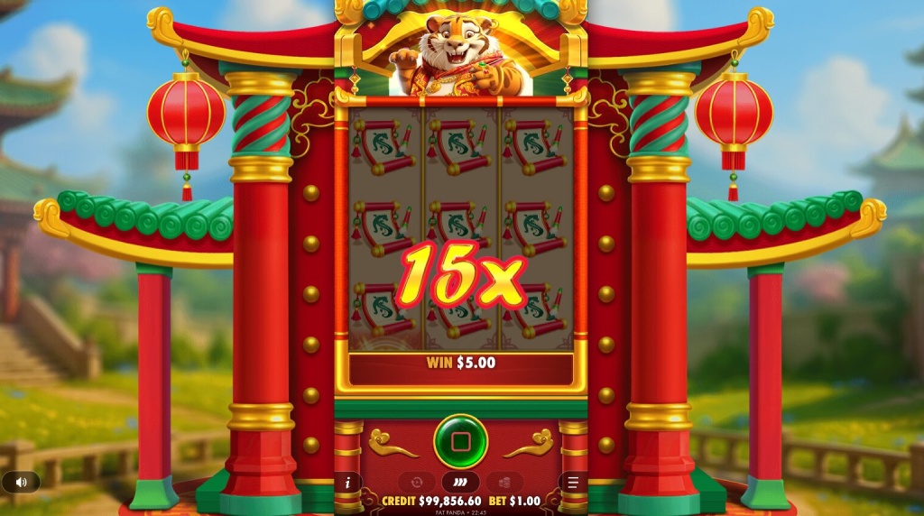 Screenshot from the Paytable of Lucky Tiger Gold