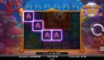 Screenshot from the New Pearl Reef Gigablox Multimax Slot by Reelplay