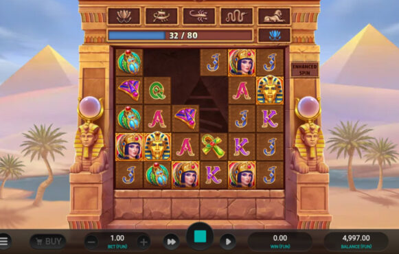 Screenshot from the New Pharaoh's Last Wish Slot by Relax Gaming
