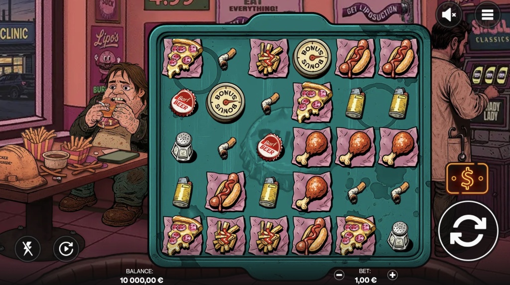 Skärmbild av det nya spelet “Suck” från spelleverantören Shady Lady