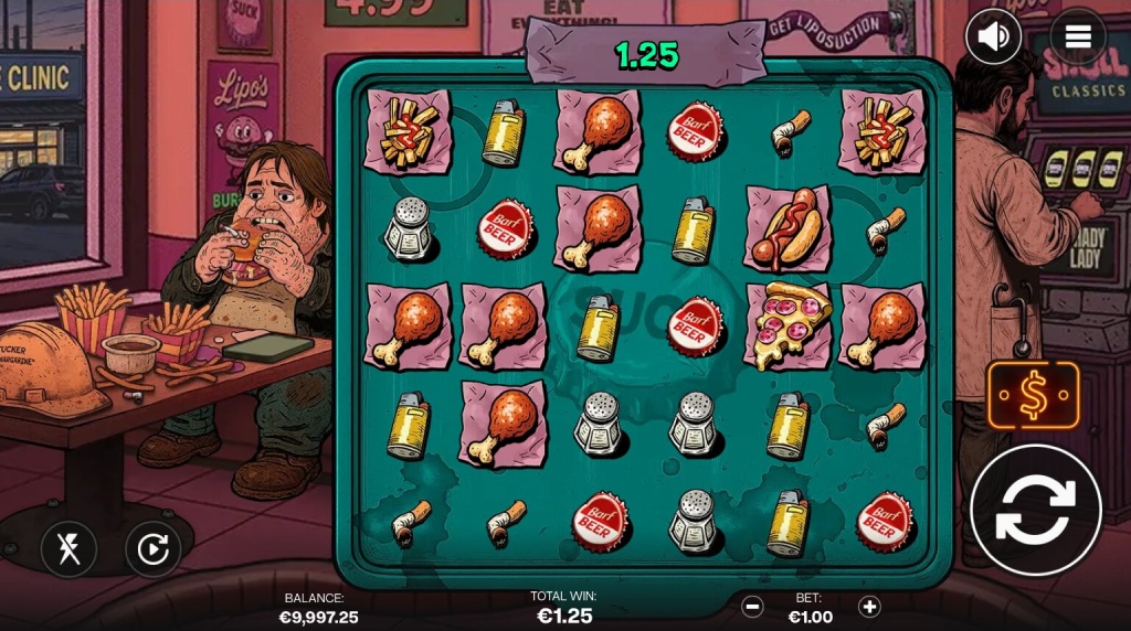 Screenshot from the New Suck Slot by Shady Lady
