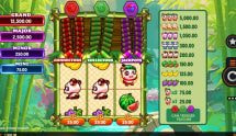 Screenshot from the New Wacky Panda Power Combo Slot by Slingshot Studios