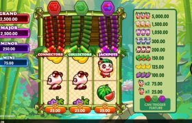 Screenshot from the New Wacky Panda Power Combo Slot by Slingshot Studios