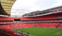 Empty Wembley Stadium