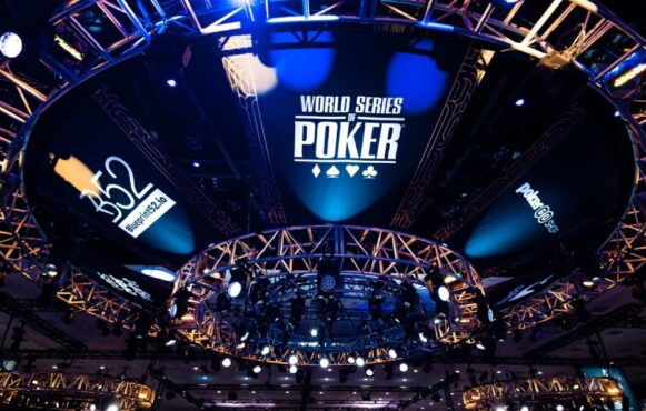 The Thunderdome Stage at the WSOP.