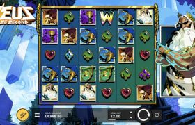 Skärmbild av det nya spelet Zeus Ze Zecond från Hacksaw Gaming