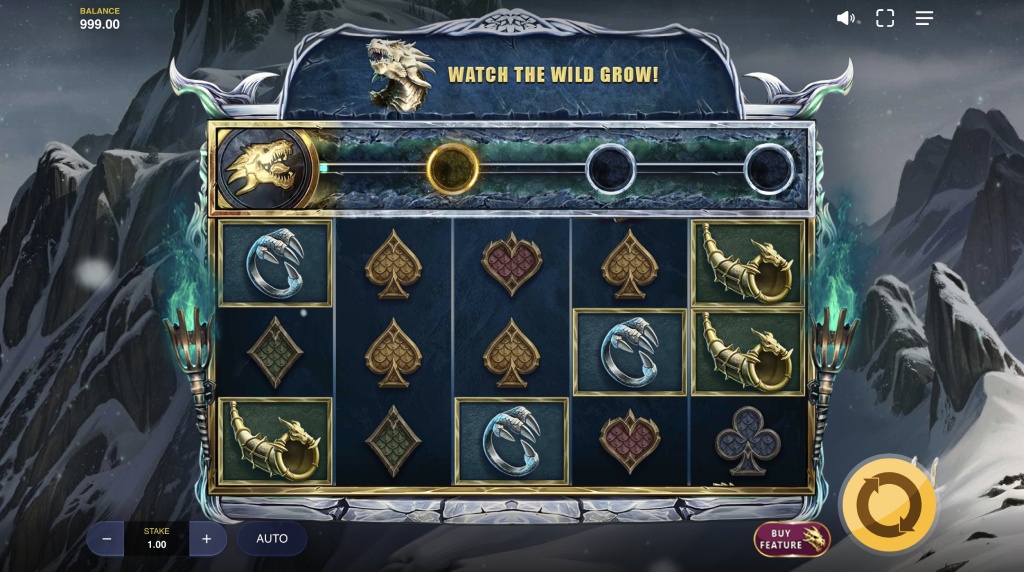 Skärmbild av det nya spelet Archdragon King från Red Tiger