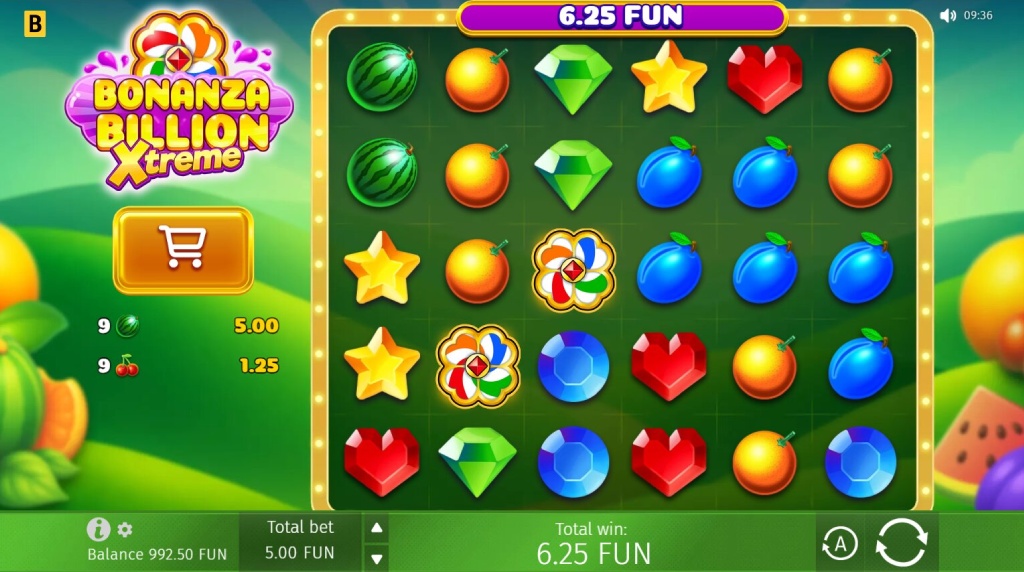 Screenshot from the New Bonanza Billion Xtreme Slot by BGaming