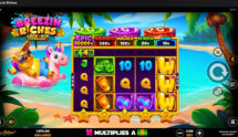 Screenshot from the New Breezin Riches Slot by PearFiction Studios