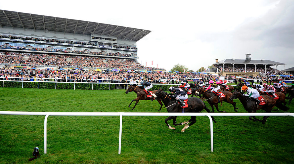 Doncaster Racecourse Action from a 2010 Meeting