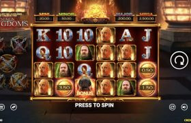 Skärmbild av det nya spelet Game of Thrones från Blueprint Gaming