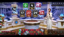 ​​​Screenshot from the New Gates of Olympus Roulette Live by Pragmatic Play