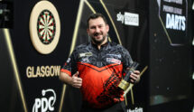 Jonny Clayton Celebrates Night Three Success in the 2026 Premier League in Glasgow's OVO Hydro.