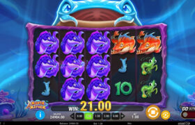 Screenshot from the New Manta Mayhem Slot by Play'n GO