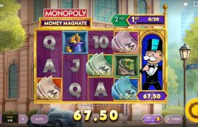 Screenshot from the New Monopoly Money Magnate Slot by Red Tiger